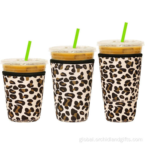 Reusable Iced Coffee Sleeve Neoprene Insulator Sleeve